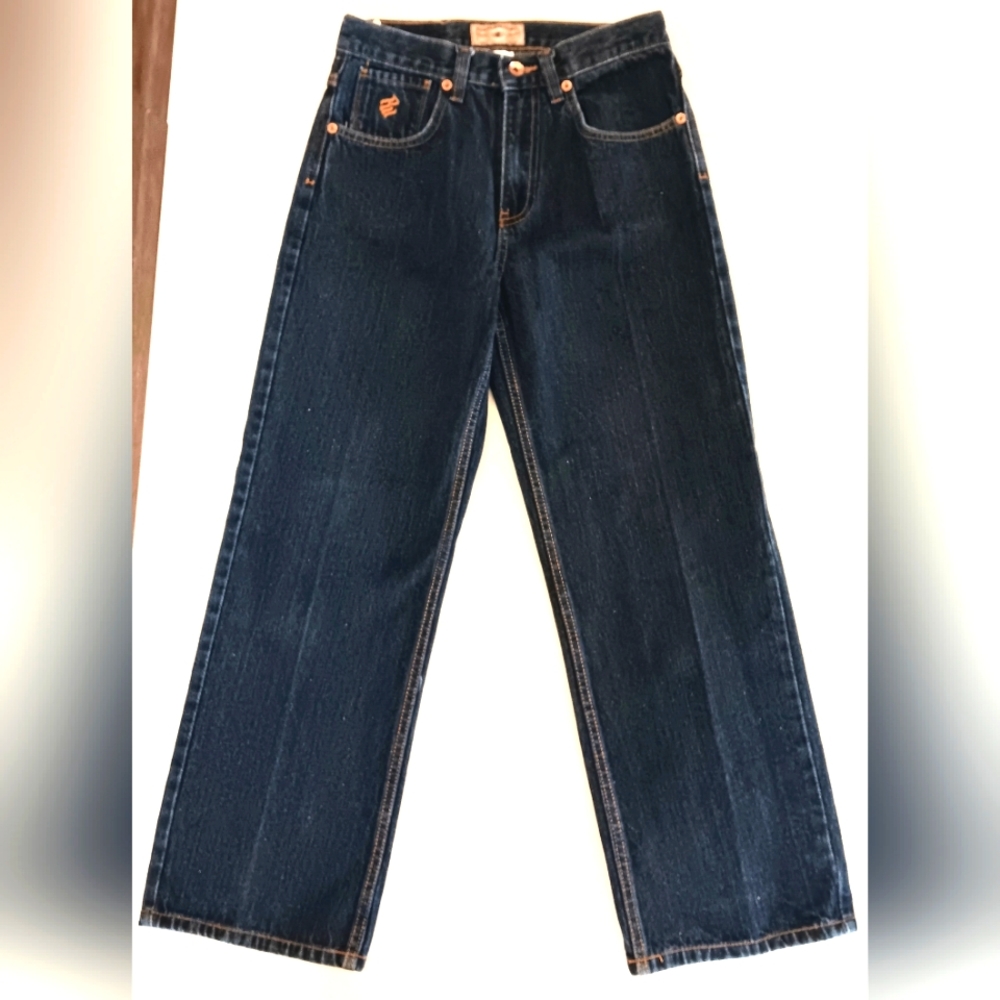 Vintage Rocawear baggy dark blue jeans. Size 12